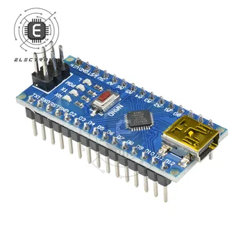 CH340 Version NANO V3.0 ATMEGA328P-MU Microcontroller Lille Chip Version Mini-Interface Svejsning Driver Modul til Arduino