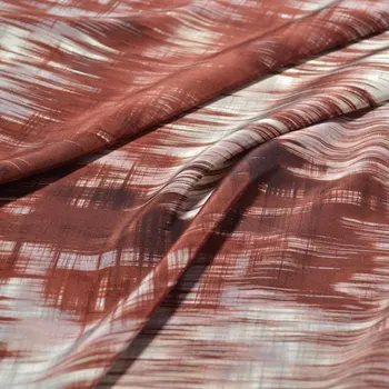 Trykt crepe de chine silke stof meter anti-rynke kjole crepe stof åndbar naturlig silke stof engros silke klud