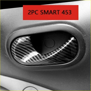Bil Carbon Fiber Indvendige Dør-Håndtag Dekorative Benz Smart 453 Fortwo Forfour-2020 Tilbehør