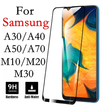 Hærdet Glas Til Samsung Galaxy A30 A50 A40 A70 En 50 40 30 70 skærm protektor til Samsung-M10-M20 M30 M 10 20 beskyttende film