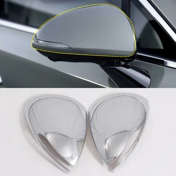 For Hyundai Sonata 2020 2STK ABS Chrome Bil Side Døren bakspejlet Dække Trim Lister Bil Styling