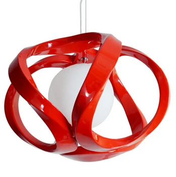 Droplight Kinesisk knude Harpiks hule-skåret Moderne Kunst Pendel moderne hængende lamper til spisestue restauranter