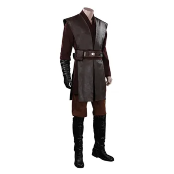 Anakin Skywalker Cosplay Kostume Tøj Halloween, Karneval, Der Passer Til Voksne Mænd Custom Made