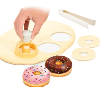 Fødevaregodkendt Cookie Kage Donut Skimmel Køkken Desserter, Brød, Konditori Cutter DIY Stencil Lagkage Kaffefaciliteter Mould Bageri Bagning Værktøjer