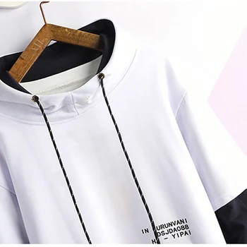 2020 Efteråret Herre Hip Hop Hoodie Sweatshirt Bomuld Pullover Hættetrøjer Casual Streetwear Mode Tøj