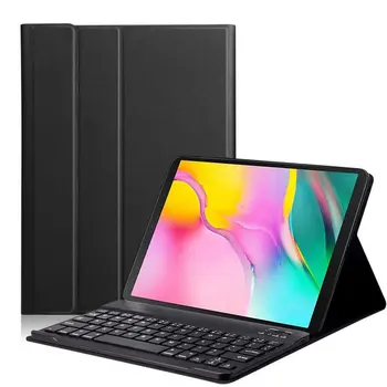 PU TouchPad Keyboard Cover for Samsung Galaxy Tab S5e Tastatur etui Beskyttende etui Beskyttende skal Laptop Tilbehør