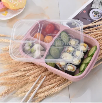 Mylb Separat frokost-box Bærbare Bento Box Madkasse Tætte Mad Beholder Mikrobølgeovn, Porcelæn for Studerende