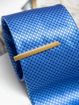 Gold luxury tie klip tilpasset mænds high-end business simple udsøgt mænds slips klip, gratis gravering