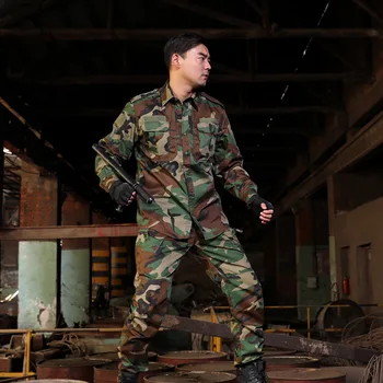 Offentlig Mænd Airsoft Paintball Tøj Militære Skyde Uniform Taktisk Kamp Camouflage Shirts til Mænd Bukser IX7 Passer Uniformer
