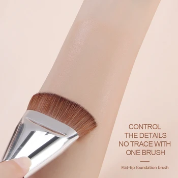 Foundation Pensel Flad Kontur Flydende Blanding Blush MakeUp Cosmestic Pulver Ansigt Skønhed Makeup Brush Tool Gave til Pige Kvinder