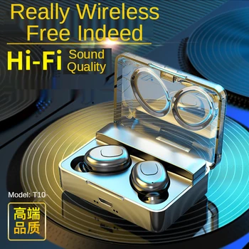 TWS 5.0 Trådløse Bluetooth-Headset Stereo Øretelefoner Audiophile HIFI Hovedtelefoner, Øretelefoner Gaming støjreduktion og vandtæt