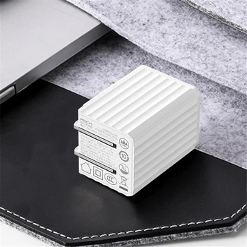 For Redmi Note 10 Pro Oplader Rock Mini Dual-port Super Silicon USB PD 22.5 W Fold Rejse Oplader Adapter til iPhone Serie 12