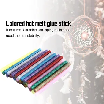 30stk/pack Multi Farver, Glitter Varm Lim Pinde, Ikke-giftige Høj Lim Pinde Smelte Lim DIY Indretning Håndværk Værktøjer