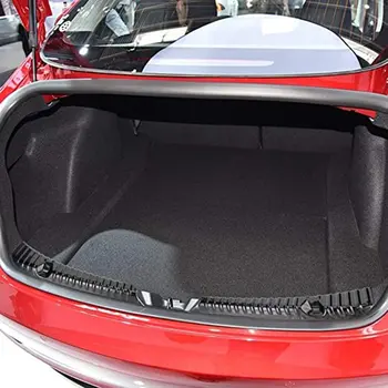 Rear Bumper Cover Til Tesla Passer Til Tesla Model 3 Ændres Bageste Bagagerummet Skjold Kofanger Beskytter Dække Sort Auto Dele