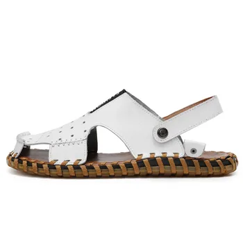 Mandlige sandel sandalia der sport sandal sandles transpirables slide læder heren zandalias sandaler sandale verano masculino para de