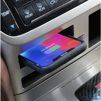 Trådløs USB-Opladning af Multifunktionelle Central Kontrol Opbevarings Kassette Til Toyota Land Cruiser 200 2016 2017 2018 2019 2020