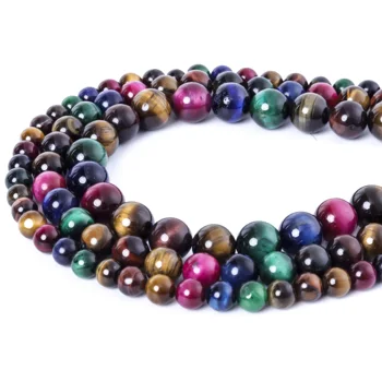 Naturlig Løse Perler Runde og Skinnende Gemstone Perler, der Bruges til at Gøre DIY Smykker Armbånd og Halskæde Håndlavet Produkter