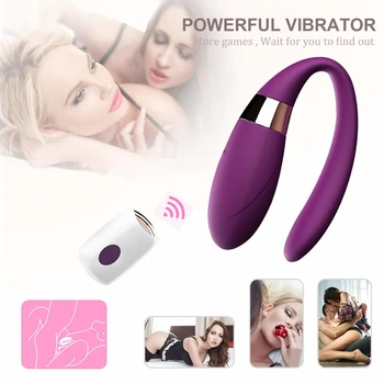 Trådløs Vibrator Voksne Produkt For Par USB-Genopladelige Dildo og G-Spot U Silikone Stimulator Vibratorer Sex Legetøj Til Kvinde