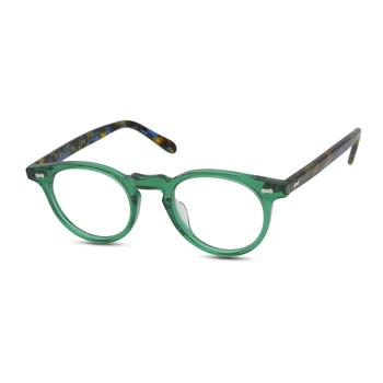 Belight Optisk Mænd Kvinder Klassisk Vintage Acetat Runde Form Recept Briller Optiske Syn Frame Briller R505