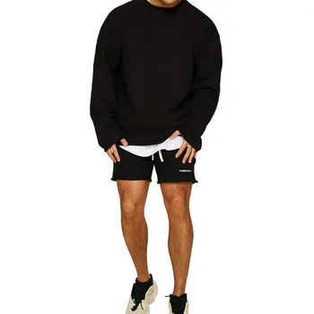 Sport sweatshirt fem-punkt bukser til mænd casual uddannelse kører løs plus size passer