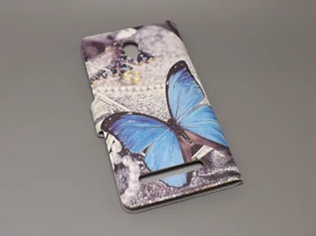 11 arter mønster Ultra tynd butterfly Flower Flag vintage Flip Cover til Highscreen Zera S Rev. SCellphone Sag