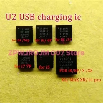 10stk 1610A1 1610A2 1610A3 610A3B 1612A1 U2 USB-opladning, tristar ic for iphone 5S 6 6plus 6s 6sp 7 7plus 8 8P X XS/Max 11/pro