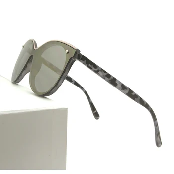 Spejl Kvinder Solbriller Mode Damer Vintage Designer Brand Cat Eye Solbriller Kvinde Nuancer Kvindelige Uv400 Oculos