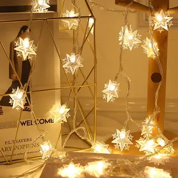 3M LED-Stjerner, String Lys Udendørs Lysdioder Strenge Decors Lampe Have Juleferie dekorative Nat Lys til Fest