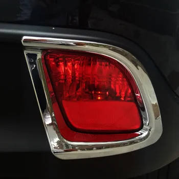 For Toyota Highlander Kluger 2016 2017 2018 ABS Chrome Bil bagfra tåge frame lampeskærm Dække Trim bil styling tilbehør