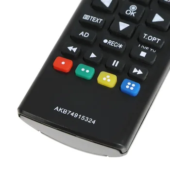 Smart Trådløs Fjernbetjening ABS Udskiftning 433 MHz Tv-Fjernbetjening Universal til LG AKB74915324 LED, LCD-TV Controller Black