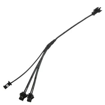 2/3/4/5 Måde I 1 Splitter Kabel Med Inverter Sort For EL Wire Rør Neon Stribe Lys Conected