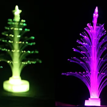 Juletræ, Lys Farve Skiftende LED Lys Lampe Værelse Dekoration Ornament Lille Nat Lys for et Home Party Festival