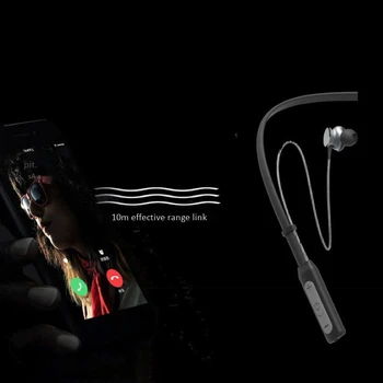 Bluetooth-Headset, Trådløse Headset med støjreduktion Sport og Fritid Headset med Mikrofon