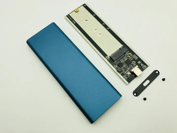 NGFF HDD Kabinet M. 2 NGFF Til USB3.1 Type C Interne SSD til Eksterne HDD Tilfælde Harddisken Caddy-Harddisk Box til PC Laptop
