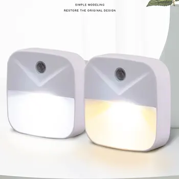 LED Infrarød Sensor Lys Menneskelige Krop, Bevægelse Sensor Nat Lys Skab Nat Lampe Til børneværelset Trappe Korridor Toilet Lys