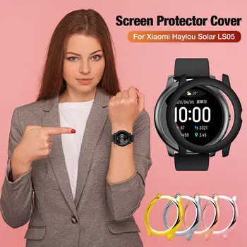 PC Beskyttende Cover Til Xiaomi haylou sol ls05 Smart ur Udskiftning hårdt Beskyttelse tilfælde kofanger armbånd Tilbehør
