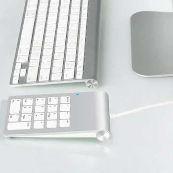 P82F USB-Numeriske Tastatur Bærbare Digitale Mini-Kablet Antal Pad slidstærke til Laptop, Desktop