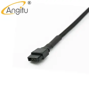 Angitu 5V Molex/IDE 4Pin til Sata 6pin Slimline Adapter Kabel Til Ultra-tynde strømadapter 30 cm(12