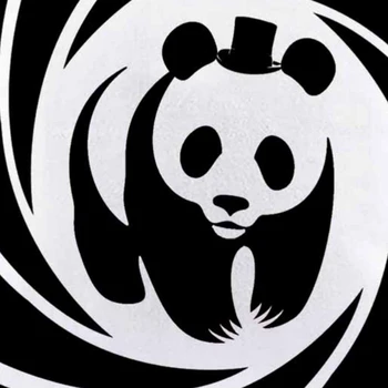 Dyr Panda Sort og Hvid Bjørn Print pudebetræk Dekorative Sød Hjem Sofa Sæde Stol Dække