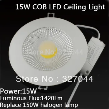 10stk/bag High Power 1500LM 15 W 18 w 20 w COB Led Downlight Lampe Spot Led Loft Til stuen tidsbegrænset Tilbud