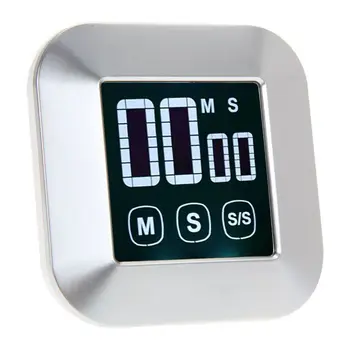 AU -Køkken 0-99 Timer Minutter Touch Sn LCD-Baggrundslys Digital Timer Vækkeur Madlavning Værktøjer Køkken Tilbehør
