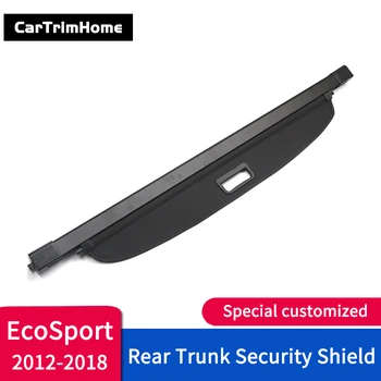 Tilbehør Til Ford EcoSport Trunk Sort Skygge bagageskjuleren 2012 2013 2016 2017 2018 EcoSport tilbehør