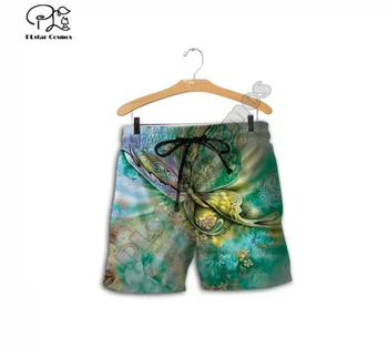 PLstar Kosmos Farverige Smukke Dyr Mænds Shorts om Sommeren Casual Shorts Harajuku 3D Printet Løs Cool Beach Komfortable T29