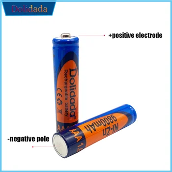 Nye Ni-Zn AAA genopladelige batteri 1,6 V 9800mah opkræve mere stabil, livet er 5 gange af 1,5 V series batteri,kan genbruges
