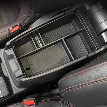 Bil Centrale Armlæn Opbevaring Boks Sekundære Opbevaring Center Konsol Arrangør Kompatibel til Ford Escape 2020