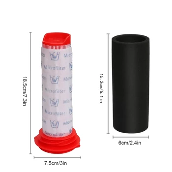 3Pack Udskiftning Vigtigste Stick Filter + Skum Indsætte Sæt til Athlet Ledningsfri Støvsuger