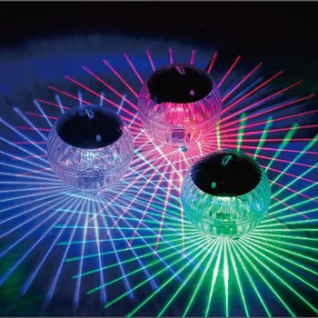 LED Undervands Lys Swimmingpool Lys Vandtæt Flydende Sol LED-Lys, Udendørs Belysning, Have, Swimming Pool Tilbehør