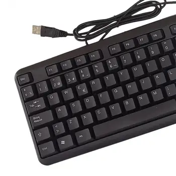 105 Nøgler Universal spanske Sprog Ergonomisk USB-Kablet Tastatur til Bærbar PC