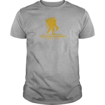 Wounded Warrior Project Unikke Kammerater I Arme Silhuet Printet T-Shirt. Sommer Bomuld O-Hals, Korte Ærmer Herre T-Shirt Nye