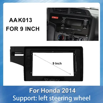 10 TOMMER Bil DVD-Plast Ramme Fascia Panel for Honda Fit/Jazz VENSTRESTYRET Bil GPS Navigation genmontering af DVD-ramme